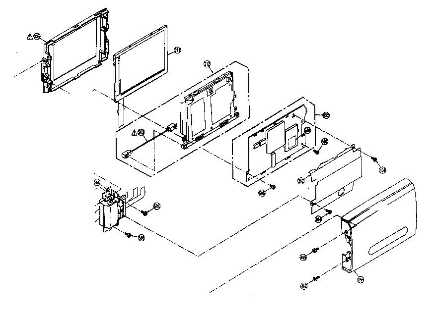 Panasonic PV-L450-K cabinet parts 4 diagram
