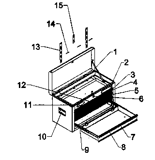 Craftsman 706656340 chest diagram