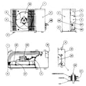Carrier 38HDF036300 outside cabinet parts diagram