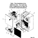 ICP FSA2X3600A1 cabinet parts diagram