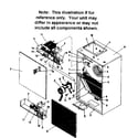 ICP FSA2X3611A1 cabinet parts diagram