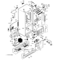 LG LRDN22734ST case parts diagram