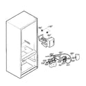 LG LRDN22734ST ice maker parts diagram