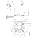 ICP FEM4X3600A1 blower assy diagram