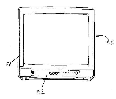 Sylvania 6413TG cabinet parts diagram