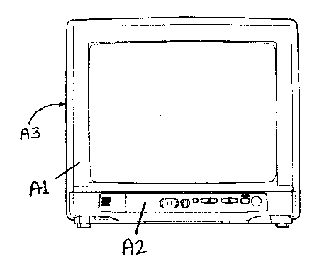 Sylvania 6413TEY cabinet parts diagram