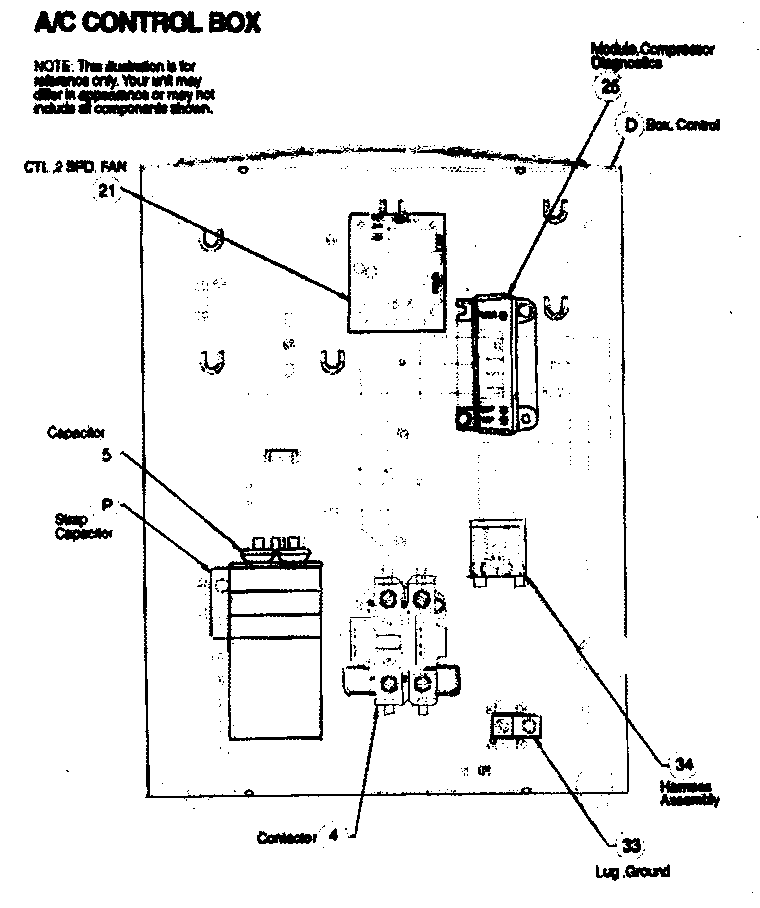 ICP H4A442GKA100 control box diagram