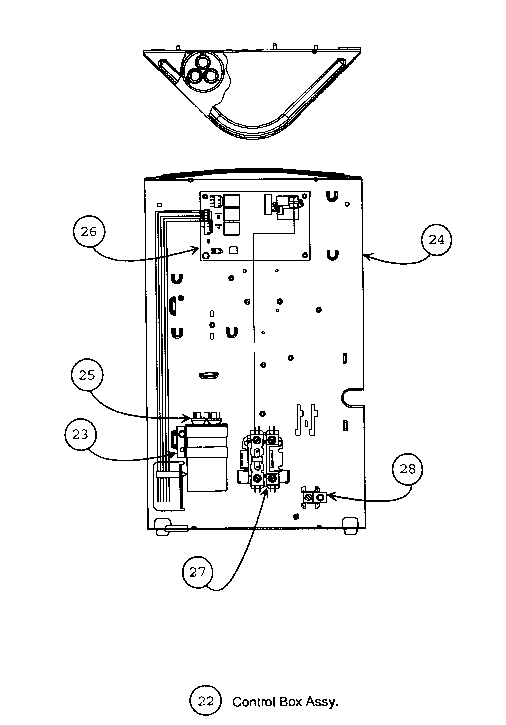Carrier 25HCR360A0030010 control box diagram