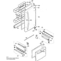 Kenmore Elite 79576284600 door parts diagram