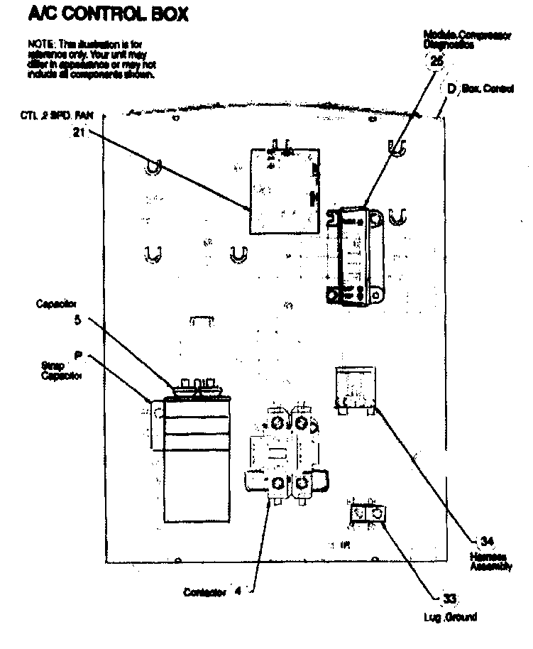 ICP C4A430GKA100 control box diagram