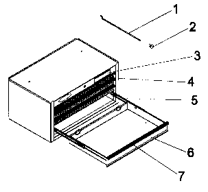 Craftsman 706659100 chest diagram