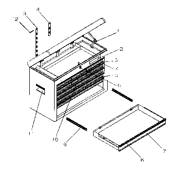 Craftsman 706652545 chest diagram