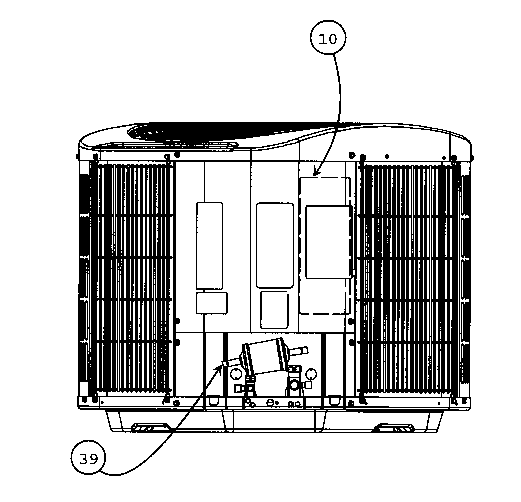 Carrier 24ABR348A0031010 side view diagram