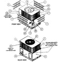 Carrier 48SDN042090300 cabinet parts diagram