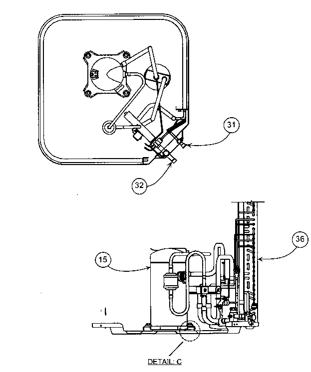 Payne PA13NR036000AAAA cabinet parts 3 diagram