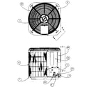 Payne PA13NR042000AAAA cabinet parts 1 diagram