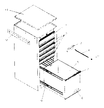 Craftsman 706650223 cabinet parts diagram