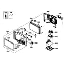Samsung TX-R3079WHK cabinet parts diagram