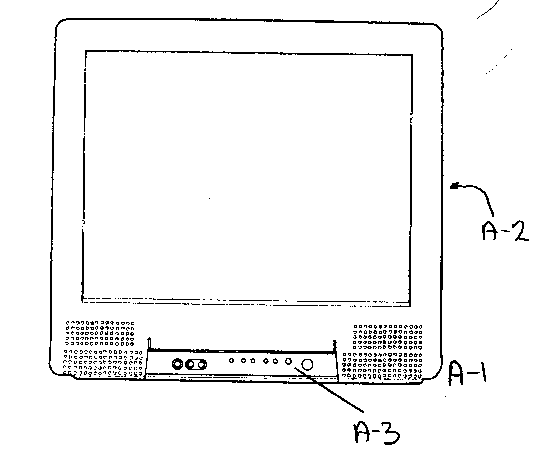 Sylvania 6427FD cabinet parts diagram