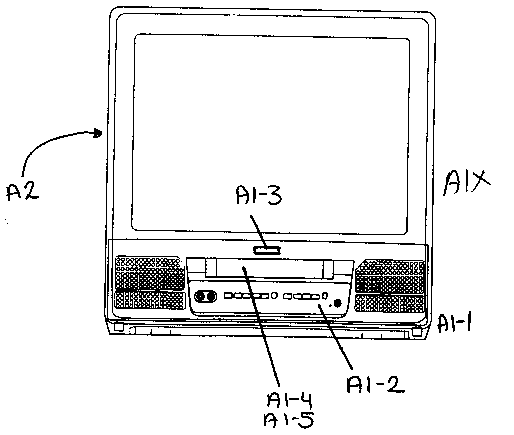 Sylvania 6319CC cabinet parts diagram