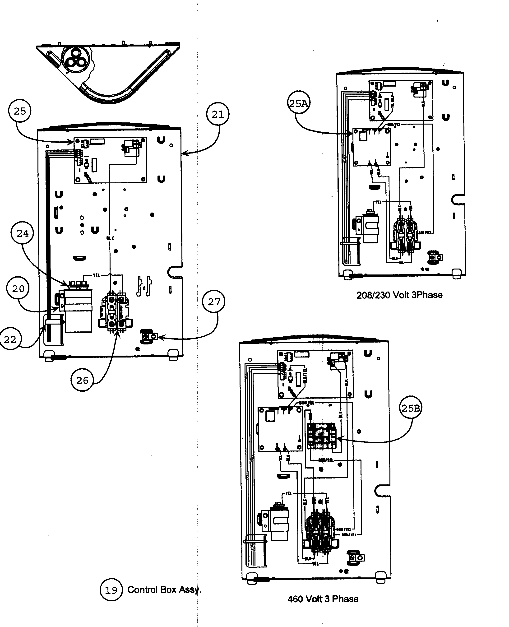 Carrier 25HBR330G0030010 control box diagram
