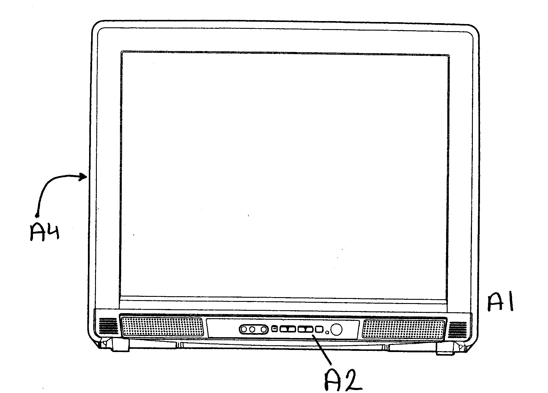Sylvania 6427TD cabinet parts diagram
