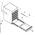 Craftsman 706619171 cabinet parts diagram