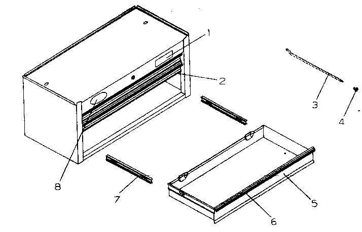 Craftsman 706596891 cabinet parts diagram