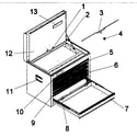 Craftsman 706593981 cabinet parts diagram