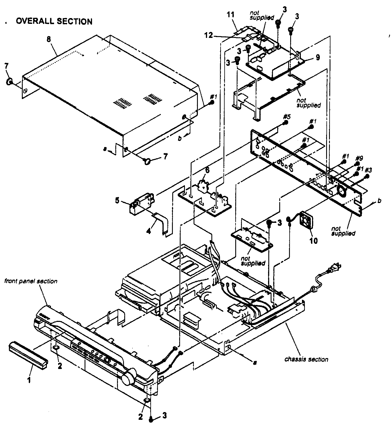 Sony HCD-DX375 cabinet parts diagram