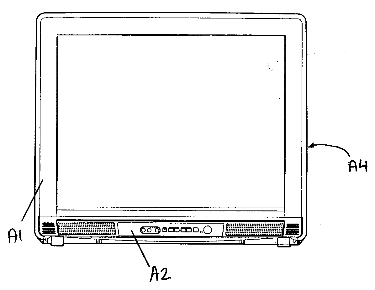 Sylvania SST4274S cabinet parts diagram