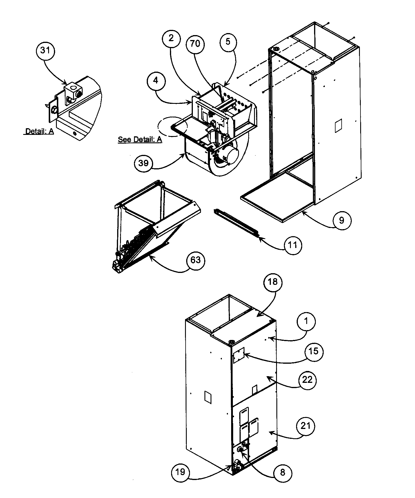 Payne PF1MNC030000AAAA cabinet parts diagram