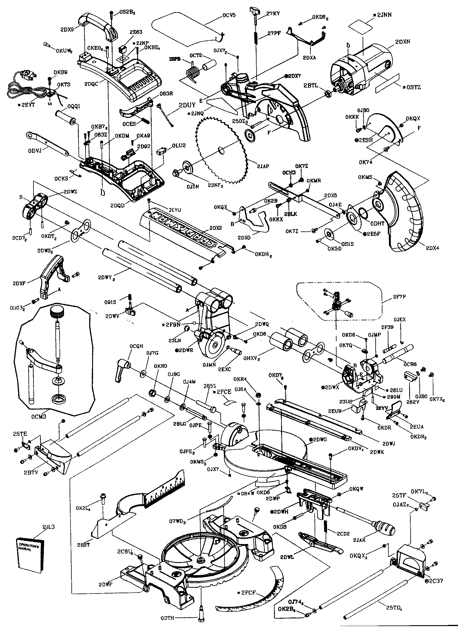 Craftsman 137212370 saw assy diagram
