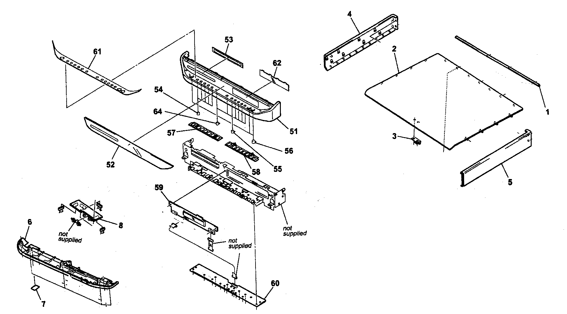 Sony HCD-FX900W cabinet parts diagram
