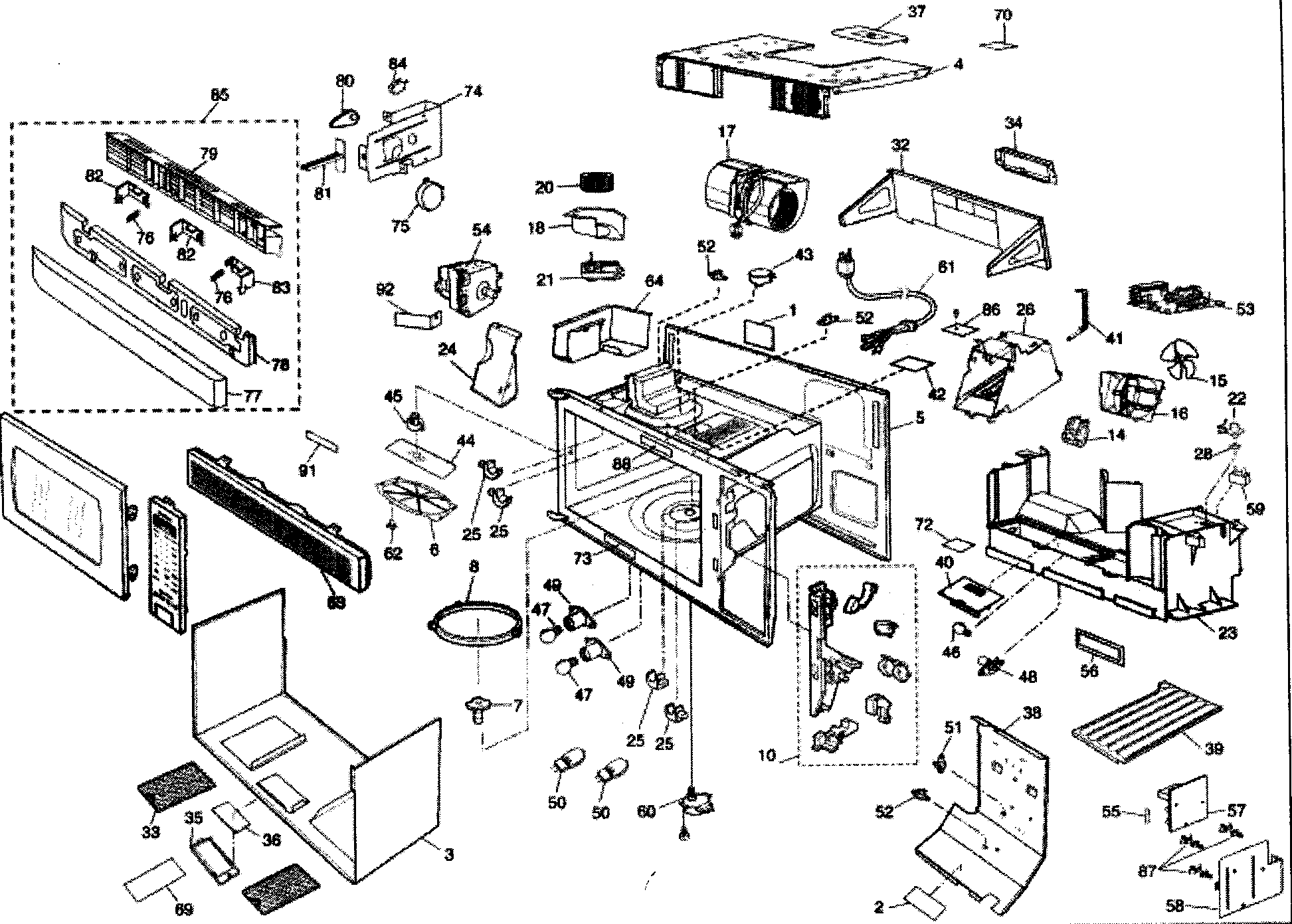 Panasonic Inverter Microwave Parts Manual Reviewmotors.co