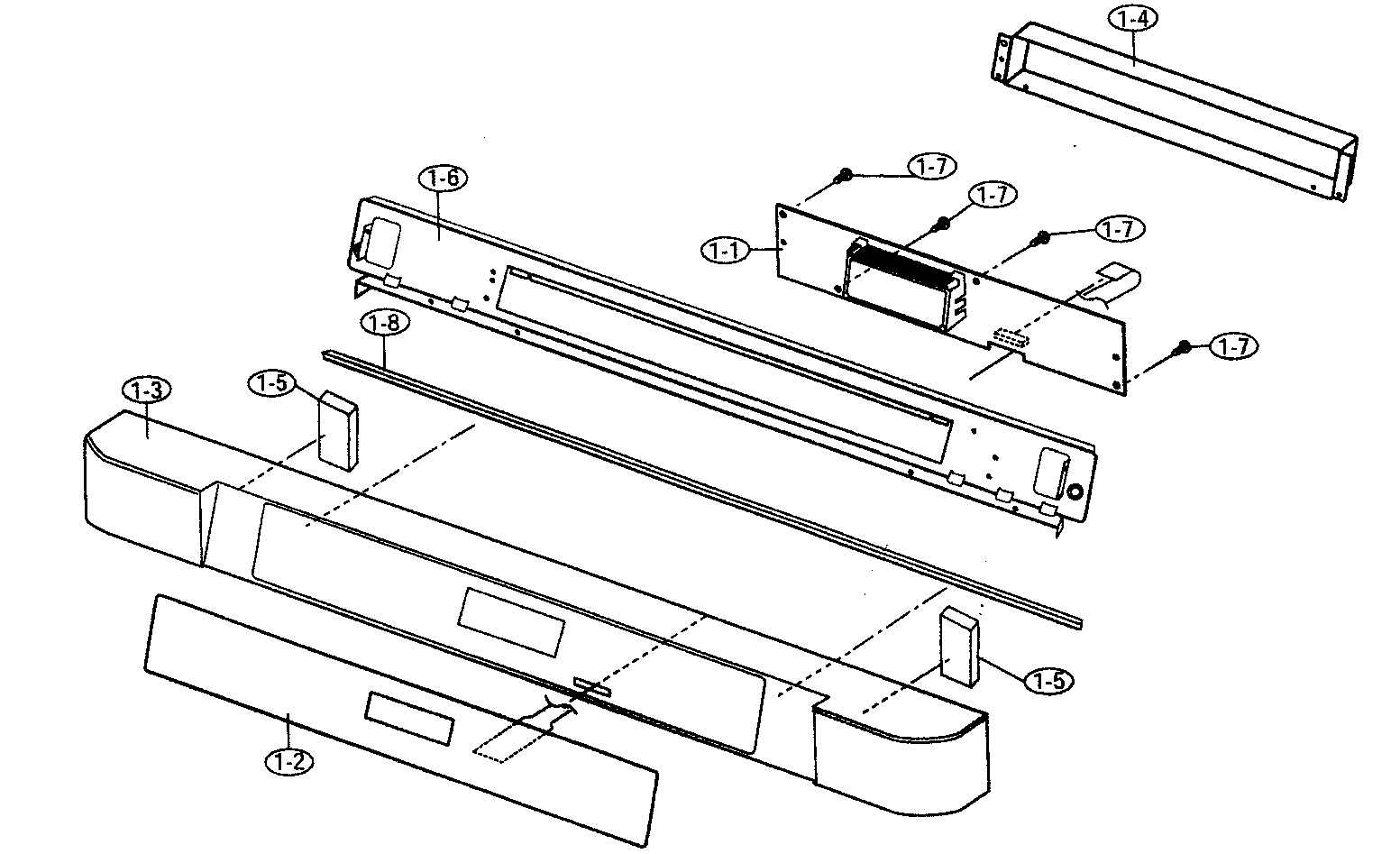 Sharp KB-6014LS control panel diagram