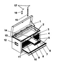 Craftsman 706957220 tool chest diagram