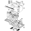 Kenmore 72180513600 oven cavity parts diagram