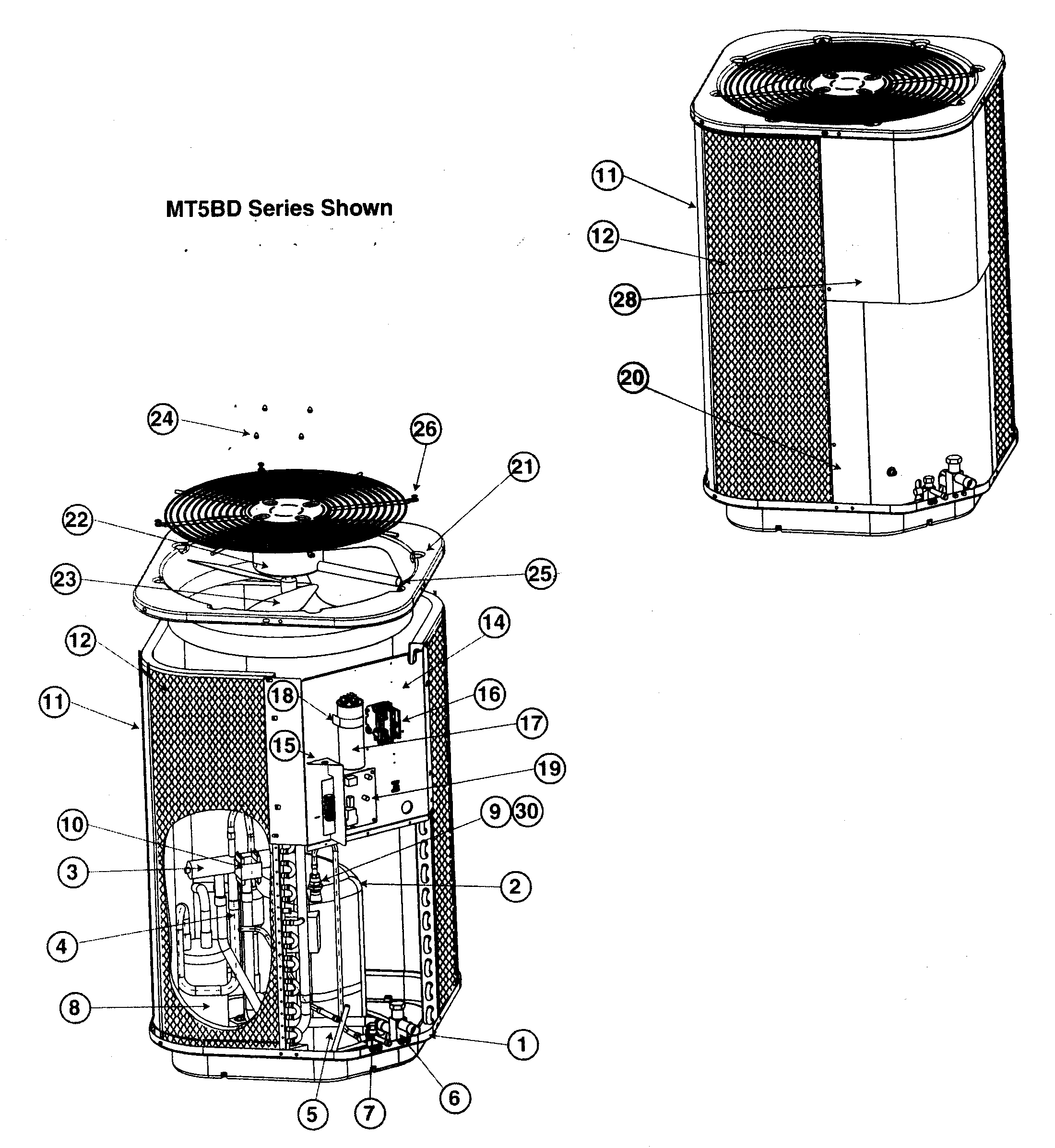 Nordyne MT5BD-060K heat pump diagram