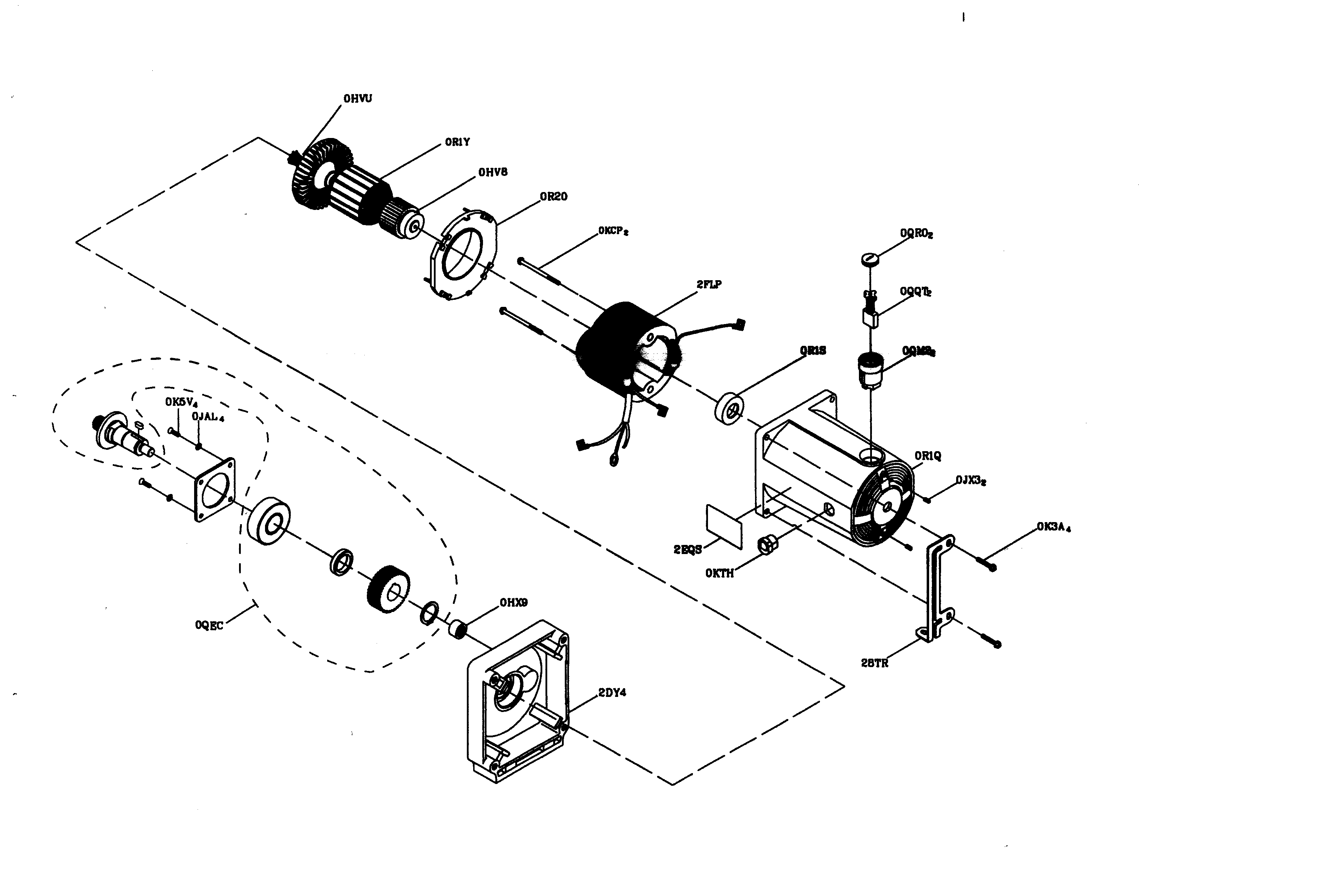 Craftsman 137248850 motor assy diagram