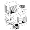 Coleman Evcon ERCQ0241BBA air conditioner diagram