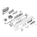 Kenmore Elite 63016302403 front panel diagram
