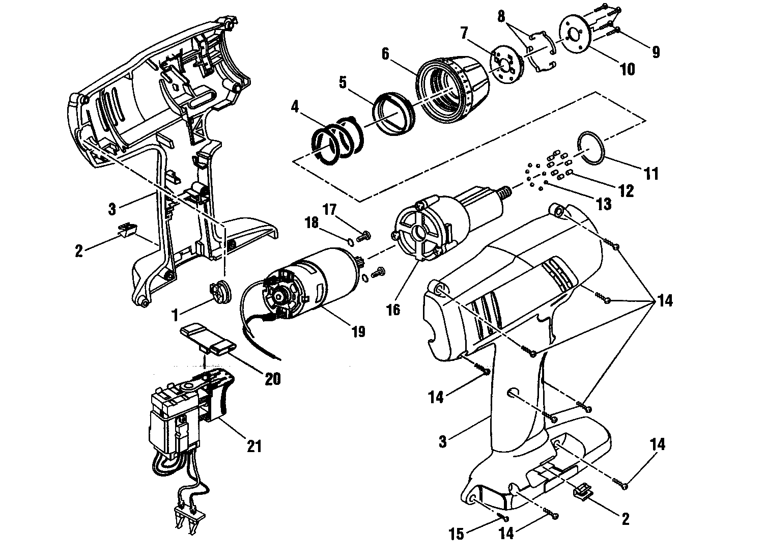 Craftsman 315116400 inside parts diagram