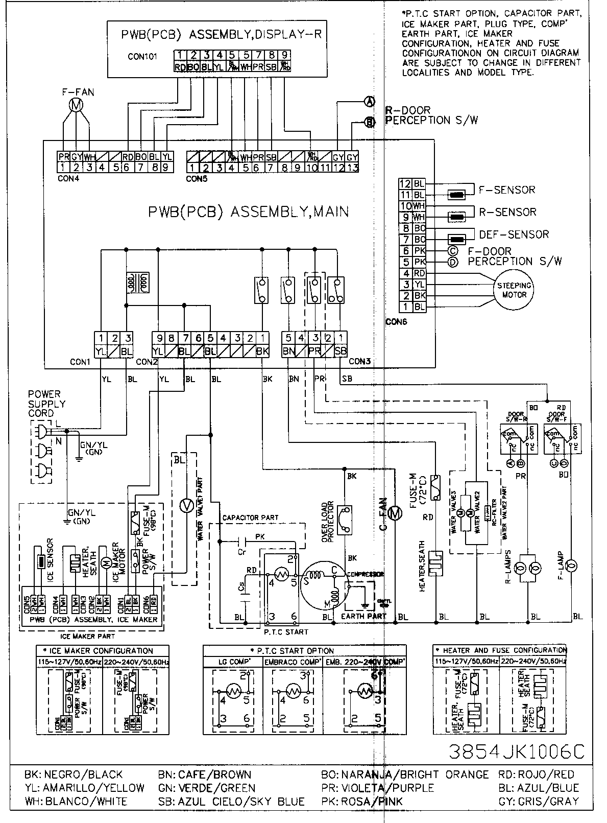 LG LBC22518ST/00 circuit diagram diagram