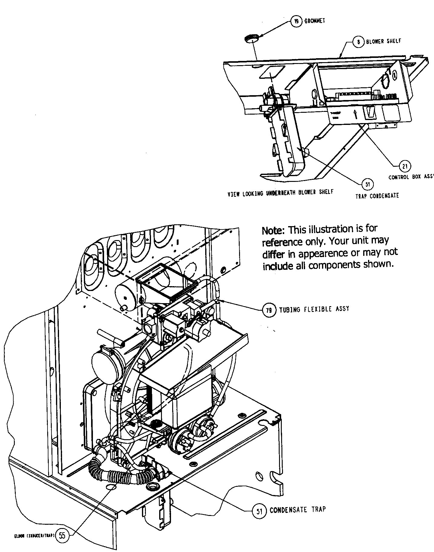 Carrier 58UVB100F10120 control box assy diagram