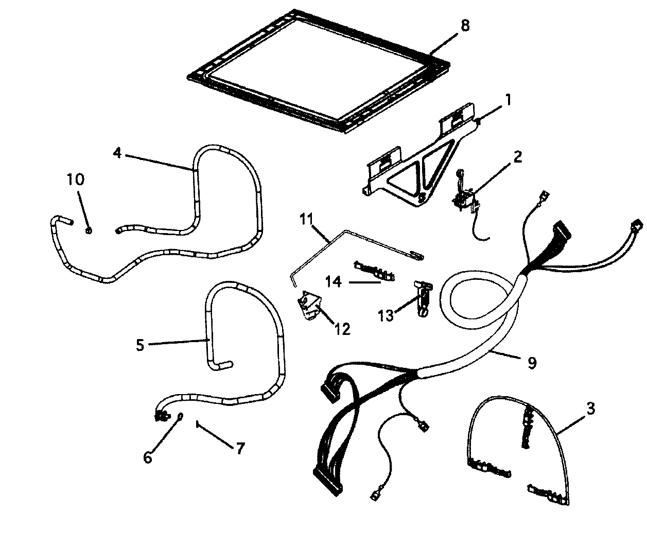 Fisher & Paykel DD603FCSS lid/links diagram