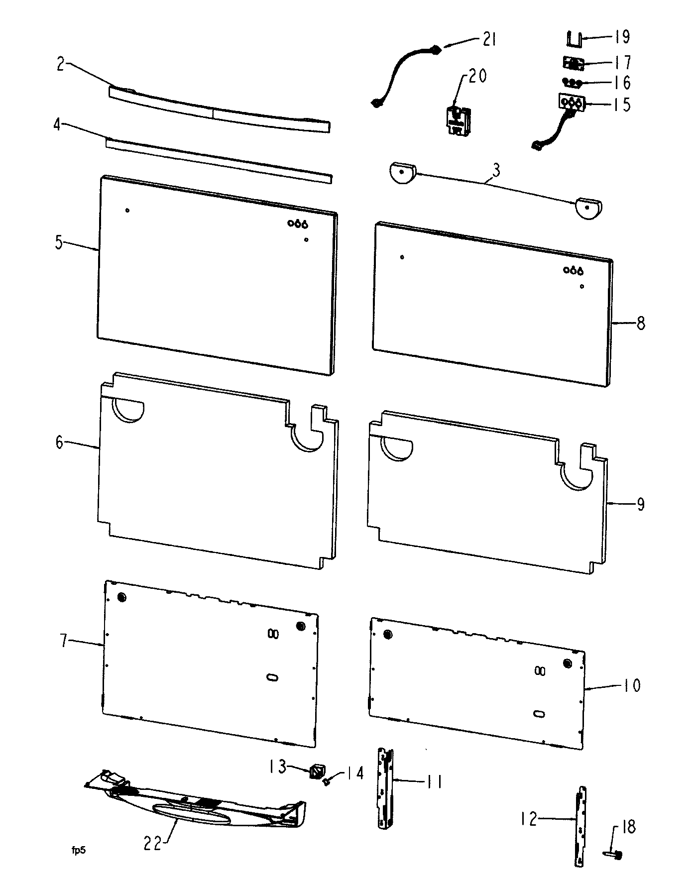Fisher & Paykel DS603B front panel 2 diagram