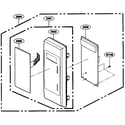 Kenmore Elite 72167902600 controller parts diagram