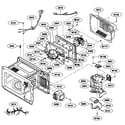 Kenmore Elite 72167902600 interior parts diagram