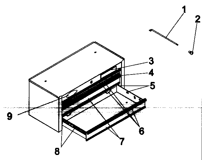 Craftsman 706618072 chest diagram